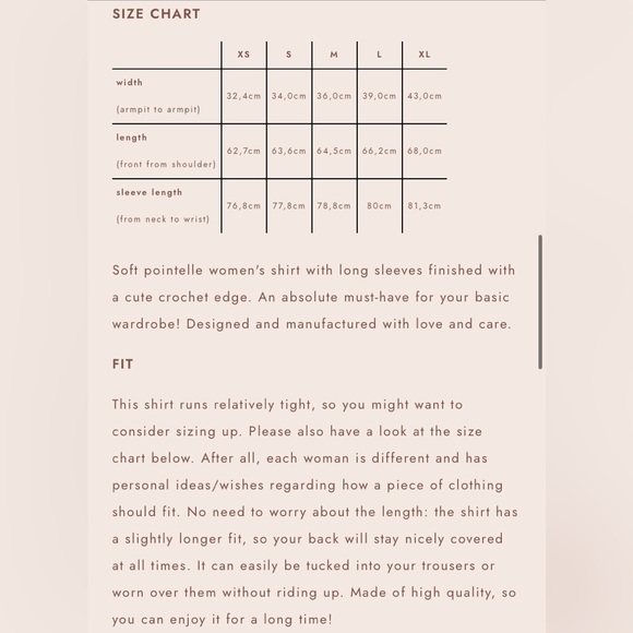 Unaduna / Ziloen long sleeves pointelle wool/silk - henna dune - Picture 4 of 7